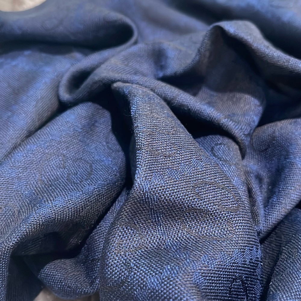 Gucci wool GG scarf